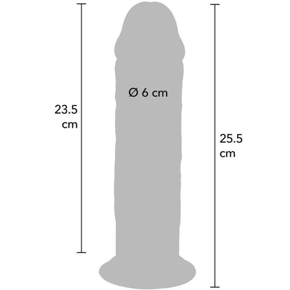 GET REAL - LYXIG TPE-KUK MED DUBBEL TJOCKLEK OCH DENSITET 25,5 CM