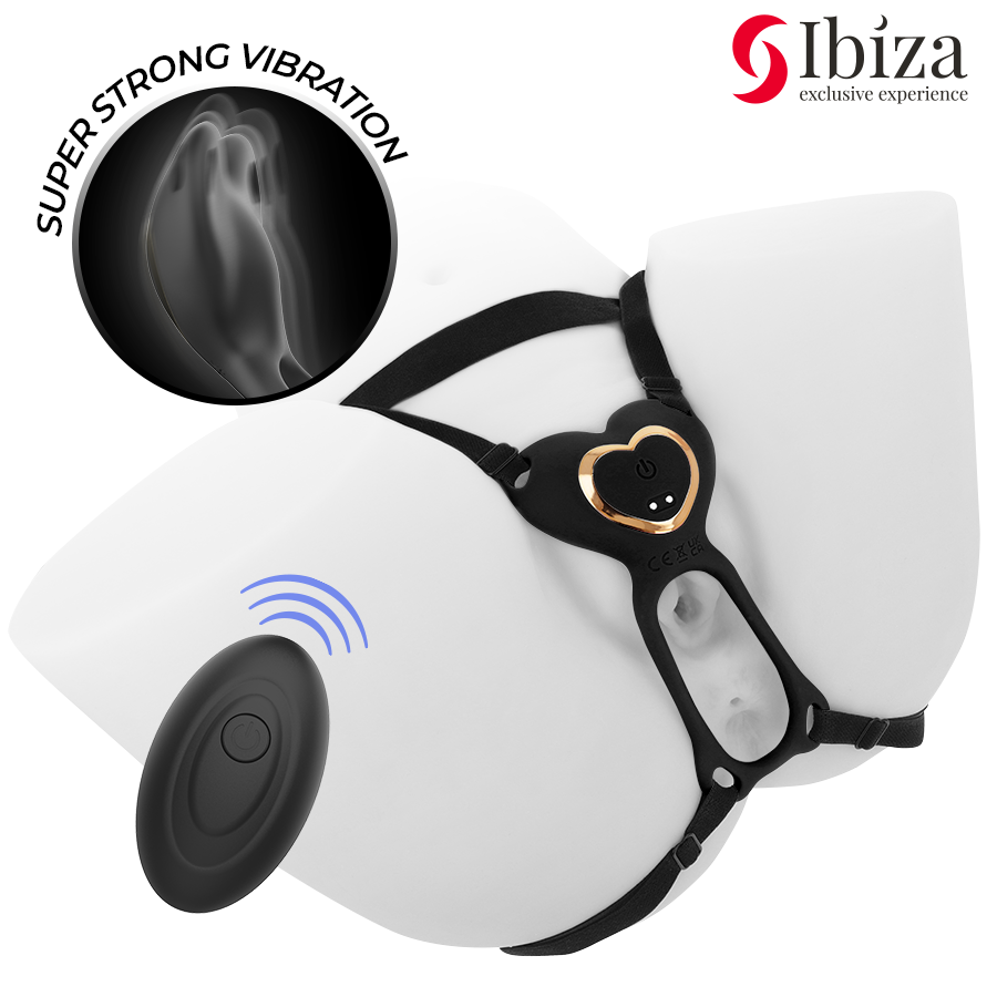 IBIZA – PARVIBRATOR MED FJÄRRKONTROLL OCH TROSOR