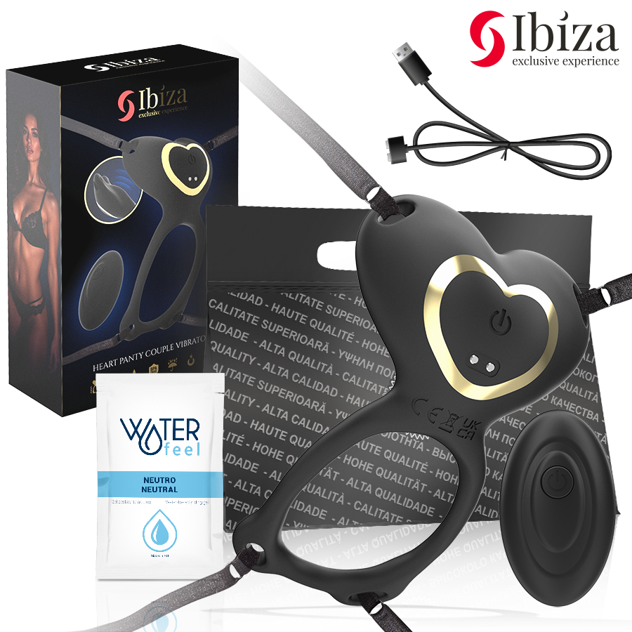 IBIZA – PARVIBRATOR MED FJÄRRKONTROLL OCH TROSOR