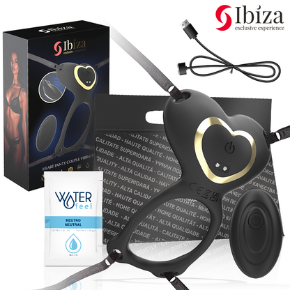 IBIZA – PARVIBRATOR MED FJÄRRKONTROLL OCH TROSOR