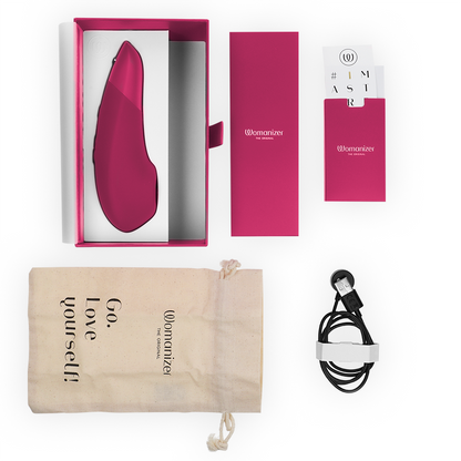 WOMANIZER - FÖRSTÄRKT KLITORISSTIMULATOR LIVFULL ROSA