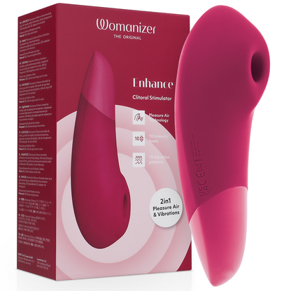 WOMANIZER - FÖRSTÄRKT KLITORISSTIMULATOR LIVFULL ROSA
