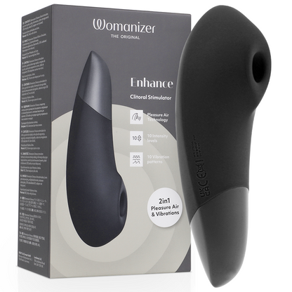 WOMANIZER - FÖRBÄTTRAD KLITORISSTIMULATOR SVART