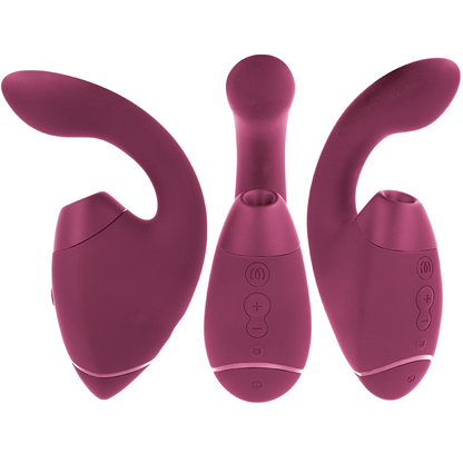 WOMANIZER - DUO NEXT DUAL KLITORIS- OCH G-PUNKTSTIMULATOR DUSKY PINK
