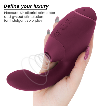 WOMANIZER - DUO NEXT DUAL KLITORIS- OCH G-PUNKTSTIMULATOR DUSKY PINK