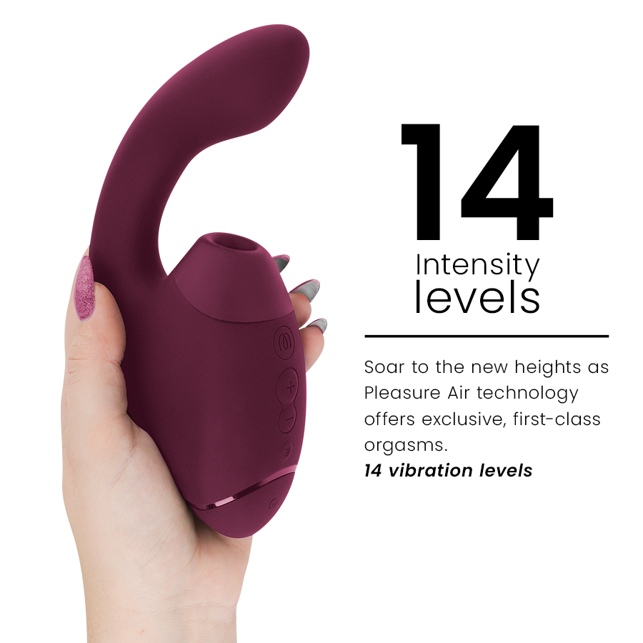 WOMANIZER - DUO NEXT DUAL KLITORIS- OCH G-PUNKTSTIMULATOR DUSKY PINK
