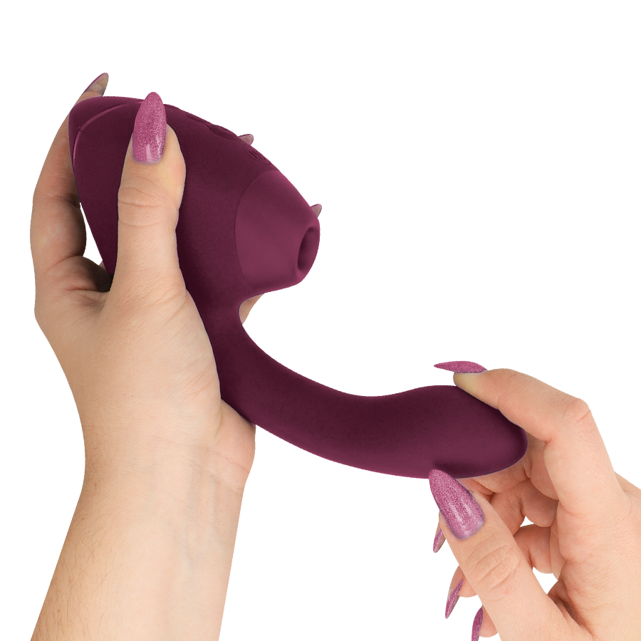 WOMANIZER - DUO NEXT DUAL KLITORIS- OCH G-PUNKTSTIMULATOR DUSKY PINK