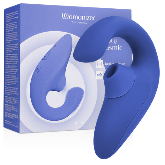 WOMANIZER - BLEND RABBITVIBRATOR STIMULATOR VIBRANT BLÅ
