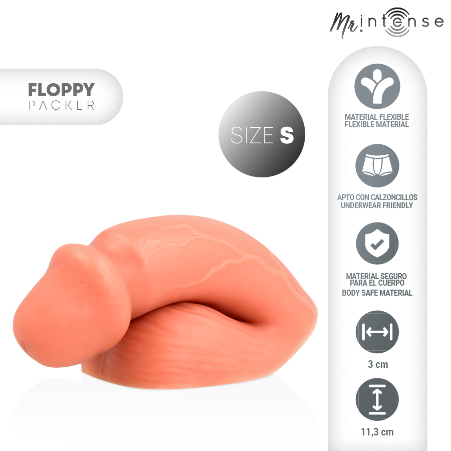 MR INTENSE - FLOPPY SIZE S REALISTISK PACKER