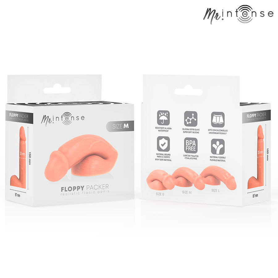 MR INTENSE - FLOPPY SIZE M REALISTISK PACKER