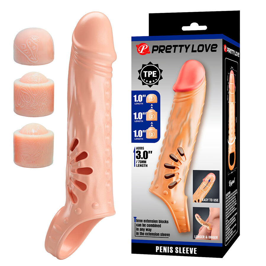 PRETTY LOVE - PENISFÖRLÄNGARE MED EXTENSIONS