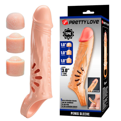 PRETTY LOVE - PENISFÖRLÄNGARE MED EXTENSIONS