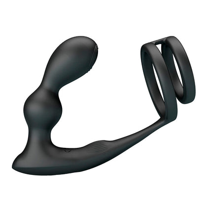 MR PLAY - VIBRERANDE ANALPLUGG MED PENISRING FJÄRRKONTROLL