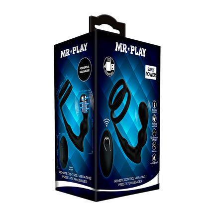 MR PLAY - VIBRERANDE ANALPLUGG MED PENISRING FJÄRRKONTROLL