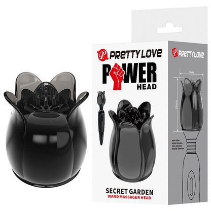 PRETTY LOVE - SECRET GARDEN SVART MASSAGEHUVUD