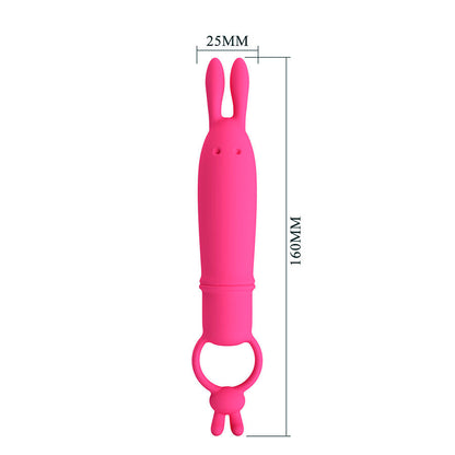 PRETTY LOVE - DELIA KANINVIBRATOR MED MOTSTÅNDSRING