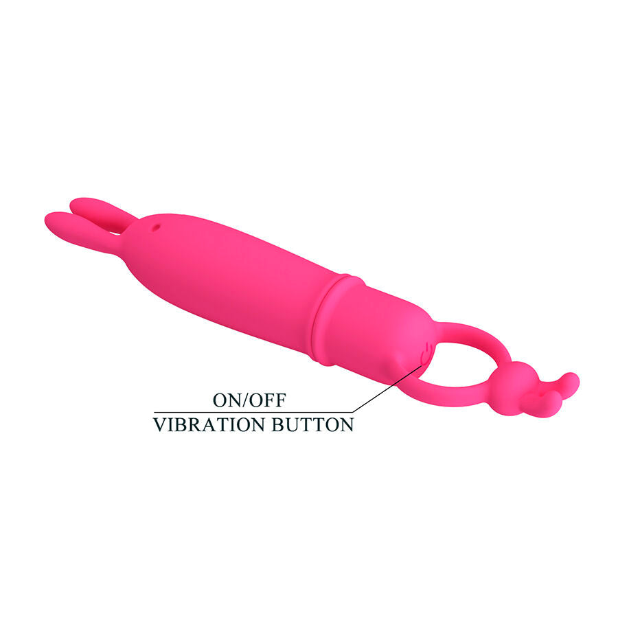 PRETTY LOVE - DELIA KANINVIBRATOR MED MOTSTÅNDSRING