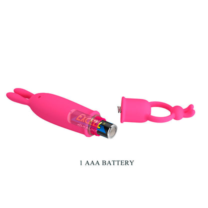 PRETTY LOVE - DELIA KANINVIBRATOR MED MOTSTÅNDSRING