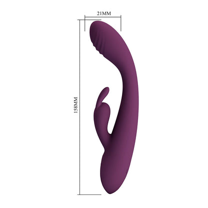 PRETTY LOVE - EMMA RABBIT LILA VIBRATOR MED STIMULATOR