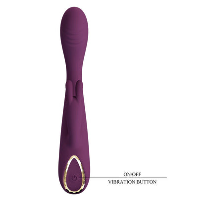 PRETTY LOVE - EMMA RABBIT LILA VIBRATOR MED STIMULATOR