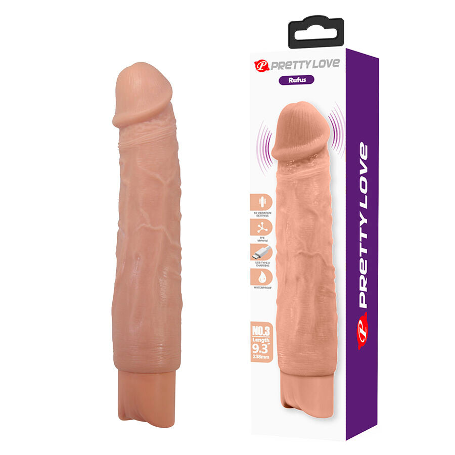 PRETTY LOVE - RUFUS FLEXIBEL REALISTISK VIBRATOR