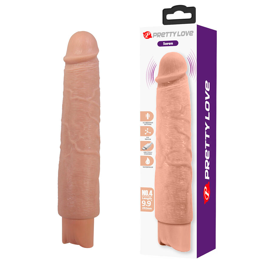 PRETTY LOVE - SOREN FLEXIBEL REALISTISK VIBRATOR