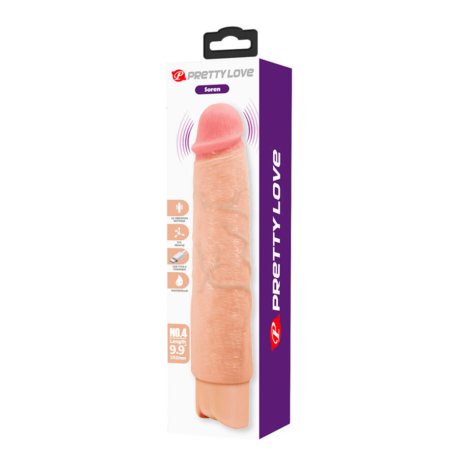 PRETTY LOVE - SOREN FLEXIBEL REALISTISK VIBRATOR
