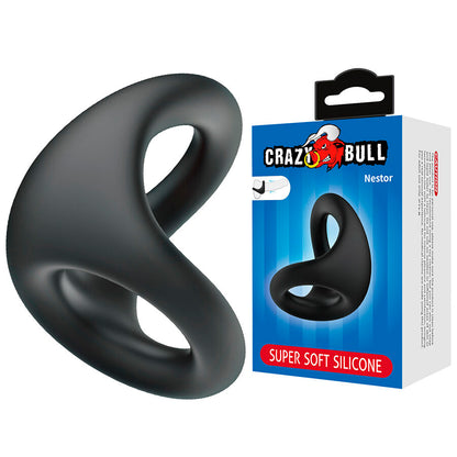 CRAZY BULL - NESTOR ERGONOMISK PENIS- OCH TESTIKELRING