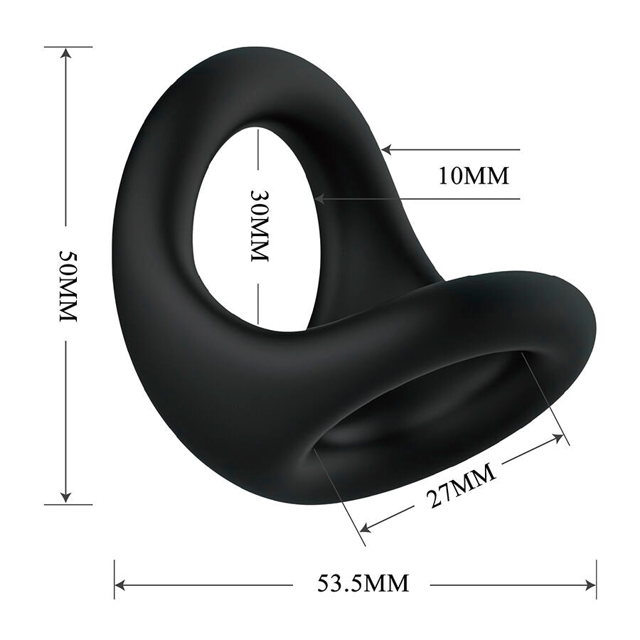 CRAZY BULL - NESTOR ERGONOMISK PENIS- OCH TESTIKELRING