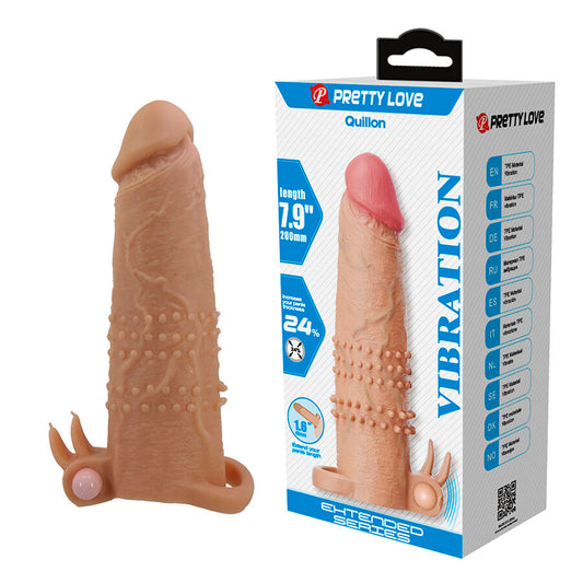 PRETTY LOVE - QUILLON PENISHYLSA MED KLITORISSTIMULATOR OCH VIBRATION