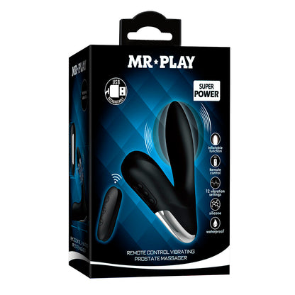 MR PLAY - PROSTATAMASSÖR MED VIBRATION OCH FJÄRRKONTROLL