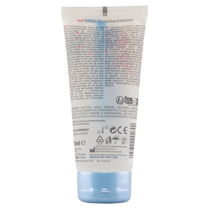 HET - ANAL SUPERGLIDE VATTENBASERAT GLIDMEDEL FÖR ÖKAD NJUTNING 100 ML