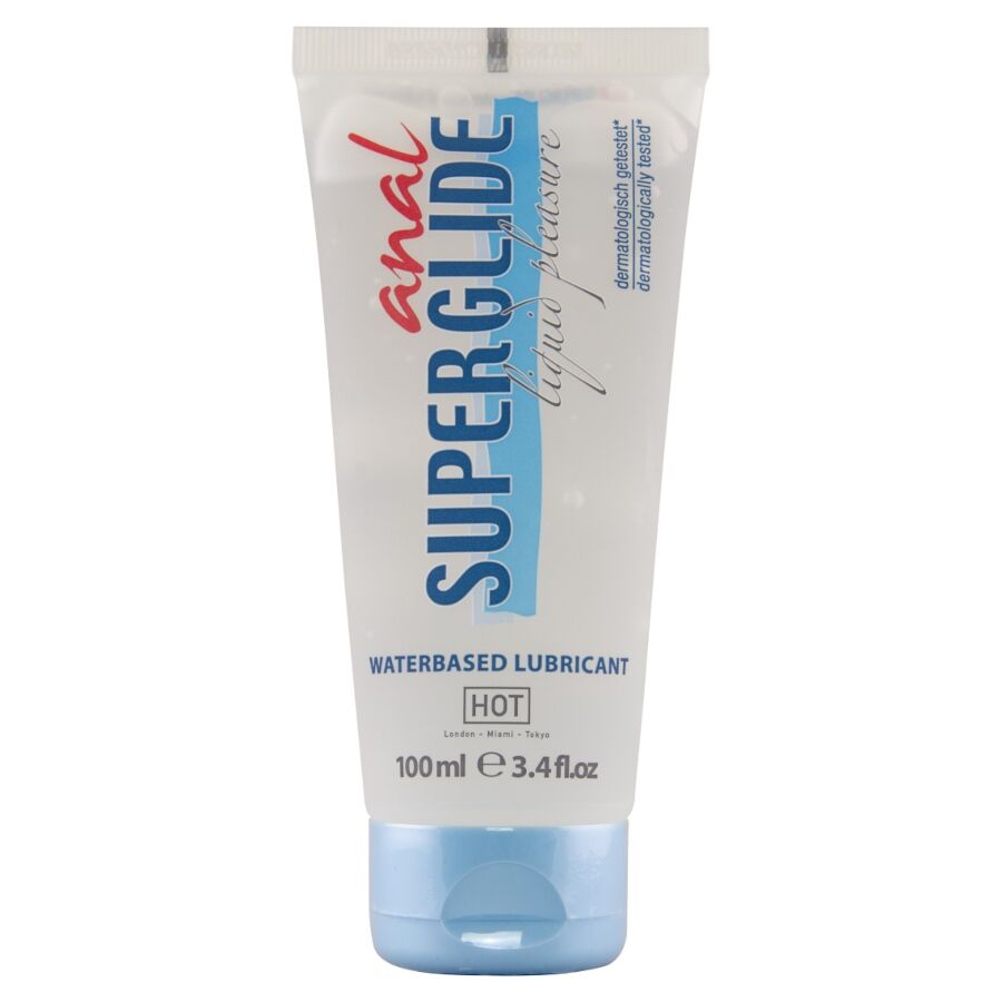 HET - ANAL SUPERGLIDE VATTENBASERAT GLIDMEDEL FÖR ÖKAD NJUTNING 100 ML