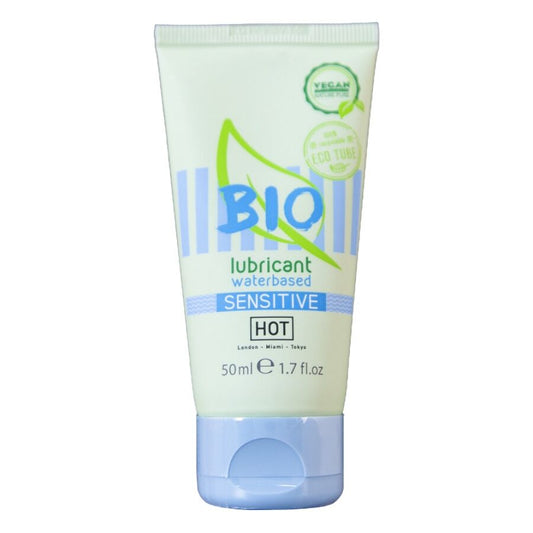 HOT - BIO LUBRIKANT VATTENBASERAD KÄNSLIG 50 ML