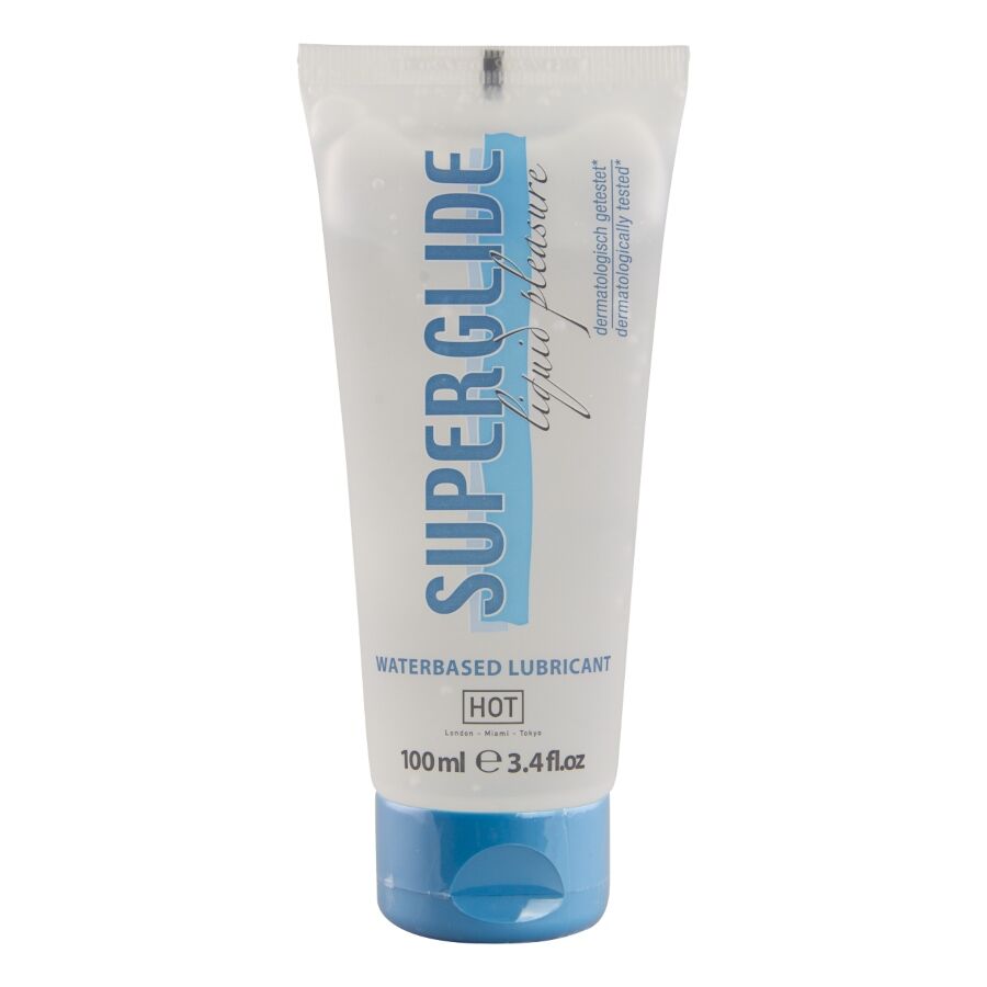 HOT - SUPERGLIDE LIQUID PLEASURE VATTENBASERAT GLIDMEDEL 100 ML