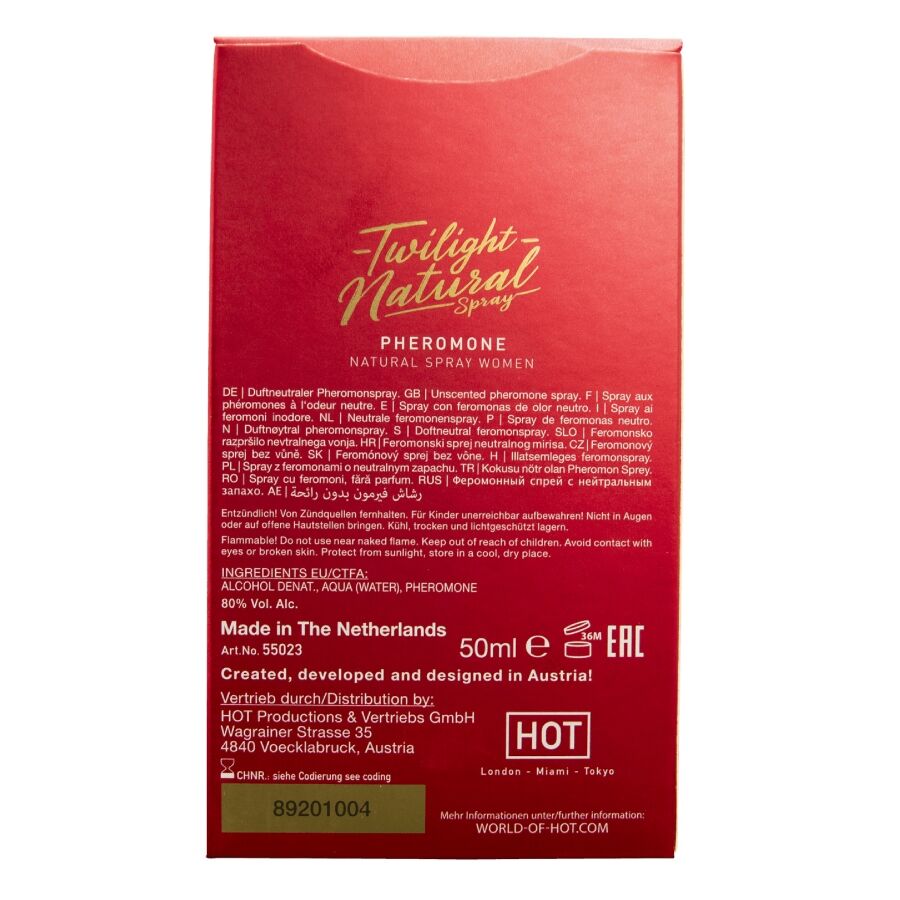 HET - TWILIGHT FEROMON NATURLIG KVINNOR 50 ML