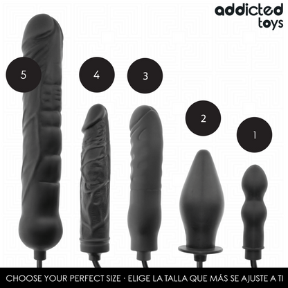 ADDICTED TOYS - UPPBLÅSBAR DILDO XL MODELL 5