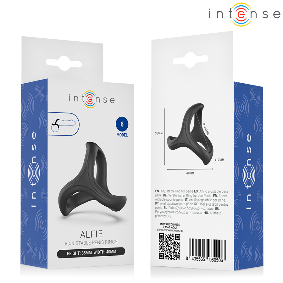 INTENSE - ALFIE JUSTERBAR TRIPPEL PENISRING MODELL 6