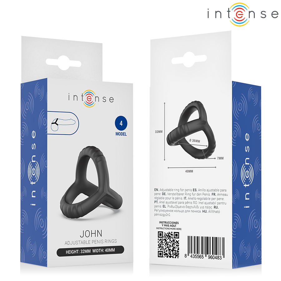 INTENSE - JOHN JUSTERBAR TRIPPEL PENISRING MODELL 4