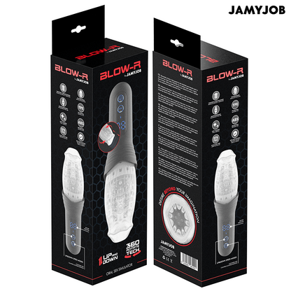 JAMYJOB - BLOW-R MASTURBATOR WITH THRUSTING AND ROTATION
