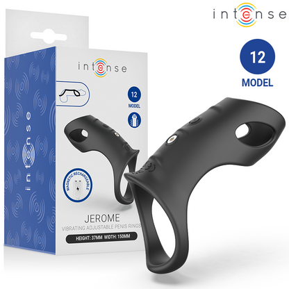 INTENSE - JEROME JUSTERBAR VIBRERANDE PENISRING MODELL 12