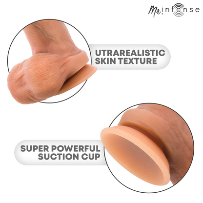 MR INTENSE - BRUCE S SILIKONDILDO MED TESTIKLAR 17,8 CM -Ø- 4 CM