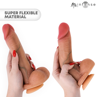MR INTENSE - GARY L ULTRAREALISTISK SILIKONDILDO MED TESTIKLAR 23 CM - Ø- 4.7 CM