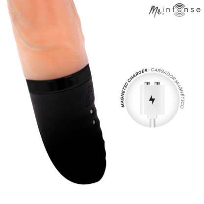 MR INTENSE - JEAN UP&DOWN VIBRATOR SILIKON MED VÄRMEEFFEKT 24 CM -Ø- 3,8 CM