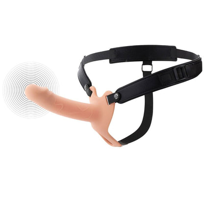 HEMLIG BEGÄR - INFERNO VIBRERANDE PENISFÖRLÄNGARE STRAP-ON 16 CM