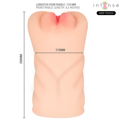 INTENSIV DJUP BERÖRING - KRISTA VAGINAL MASTURBATOR MED SUGFUNKTION, VIBRATION OCH RÖSTEFFEKT 1,2 KG