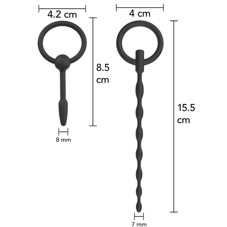 HIDDEN DESIRE - EXTREME STARTER URETHRAL SOUND SET 2 ENHETER