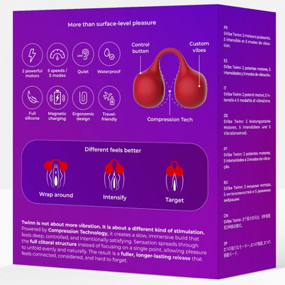 SNAIL VIBE - TWINN CHERRY FINGERVIBRATOR