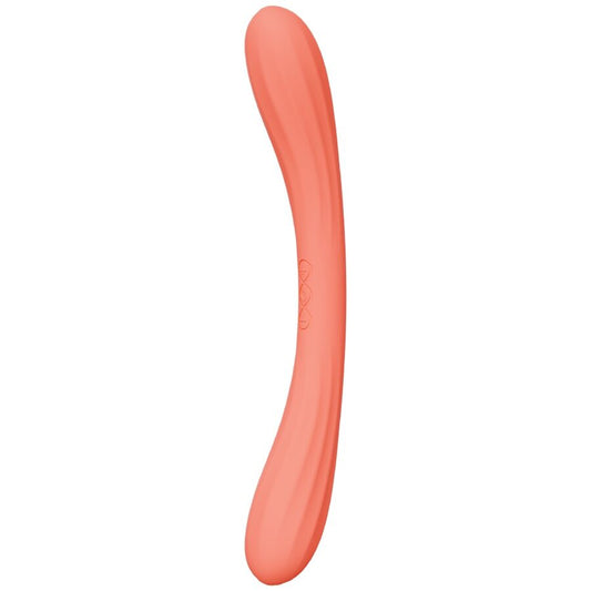 LELO - BOOMERANG DOUBLE ENDED VIBRATOR CORAL RED