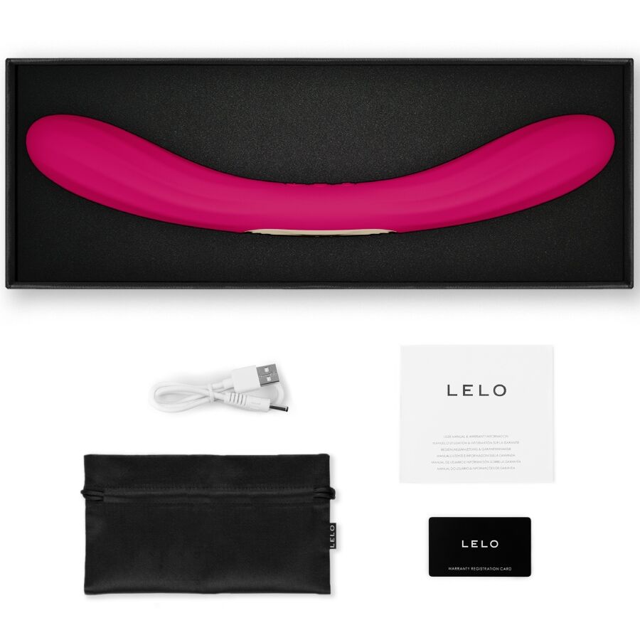 LELO - BOOMERANG DUBBELSIIG VIBRATOR CERISE